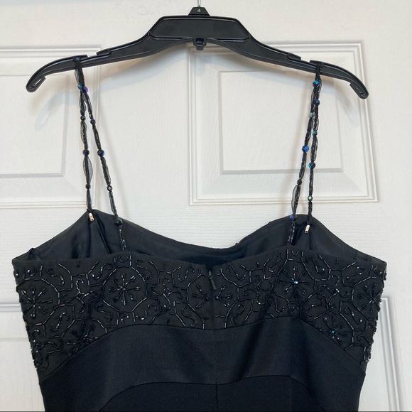 Andrea Polizzi for Rex Lester black evening gown with beading - Picture 8 of 16